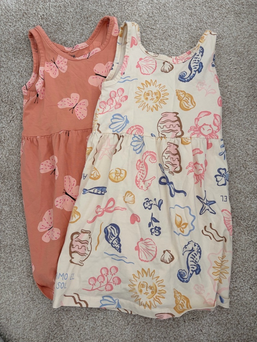 H&M Dress Set - Seaside & Butterfly Patterns